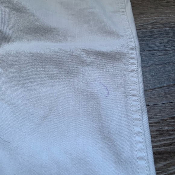 White Wide Leg Jeans - Picture 7 of 8